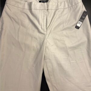 NWT NIC+ZOE Cream Pants Size 12P